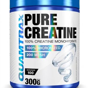 Pure Creatine 200 MESH 300g, powder, Quamtrax, Creatine monohydrate